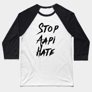 Stop AAPI Hate Baseball T-Shirt